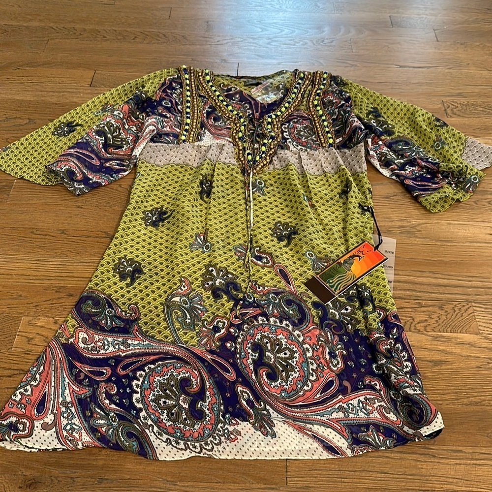 NWT Beaded Goddess Women’s Dress - Size Large